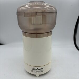 Vintage Sunbeam Oskar 14081 Food Processor w Chopper Blade Lid Bowl France